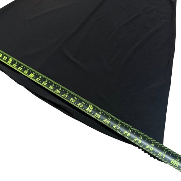 MSK Black Collared Dress | Gold O-Ring Zip Front | Size M | Like New - Picture 7 of 12